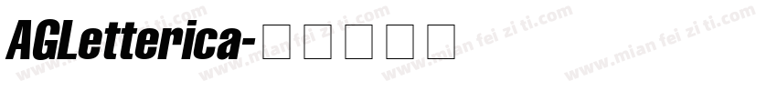 AGLetterica字体转换