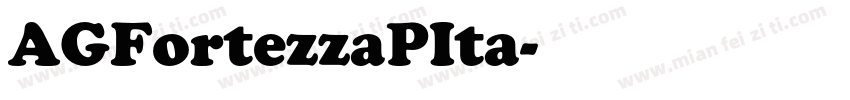 AGFortezzaPIta字体转换