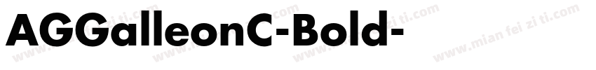 AGGalleonC-Bold字体转换