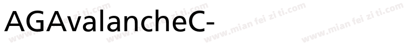 AGAvalancheC字体转换