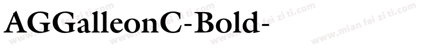 AGGalleonC-Bold字体转换