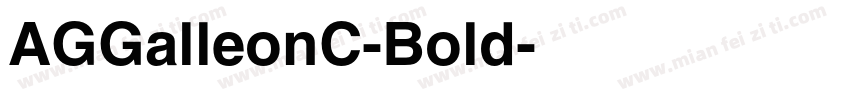 AGGalleonC-Bold字体转换