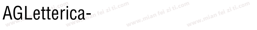 AGLetterica字体转换