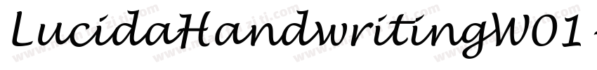 LucidaHandwritingW01字体转换