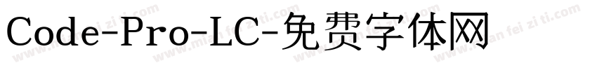Code-Pro-LC字体转换