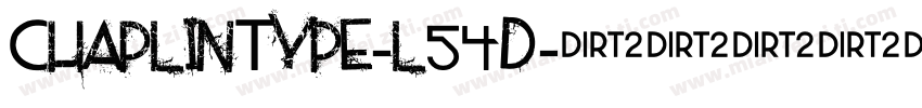ChaplinType-l54d字体转换