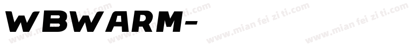 wbwarm字体转换