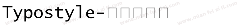 Typostyle字体转换