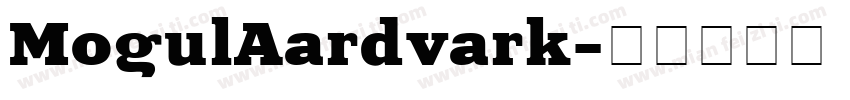 MogulAardvark字体转换