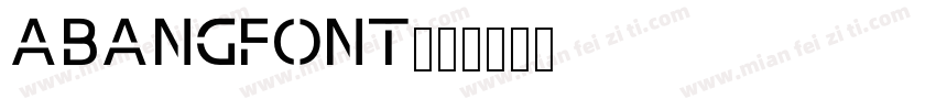 AbangFont字体转换