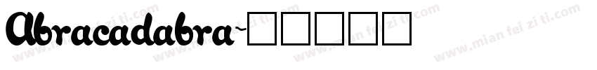 Abracadabra字体转换