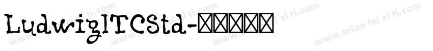 LudwigITCStd字体转换