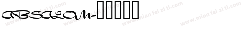 ABSALOM字体转换