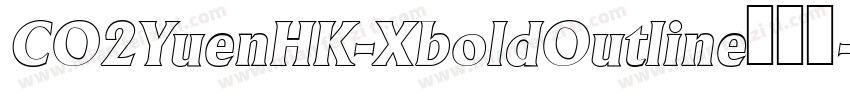 CO2YuenHK-XboldOutline手机版字体转换