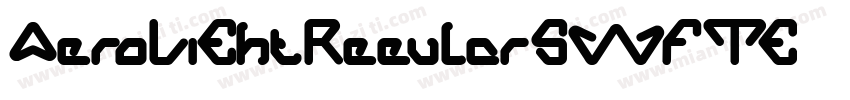 AeroLiEhtReeularSWFTE字体转换