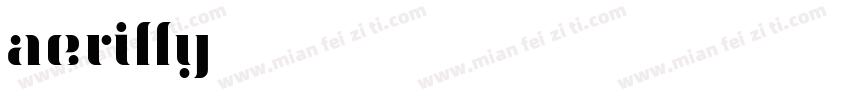 aerilly字体转换