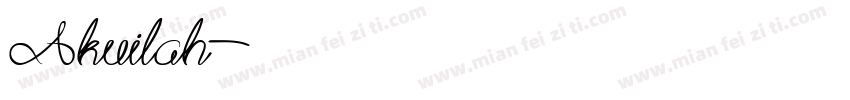 Akuilah字体转换