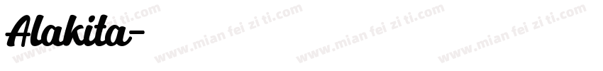 Alakita字体转换