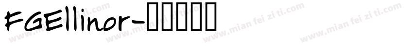 FGEllinor字体转换