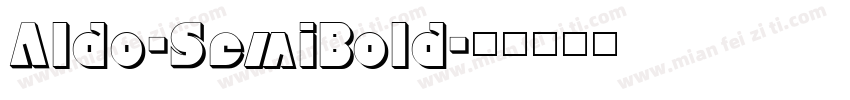 Aldo-SemiBold字体转换