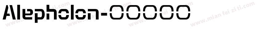 Alepholon字体转换