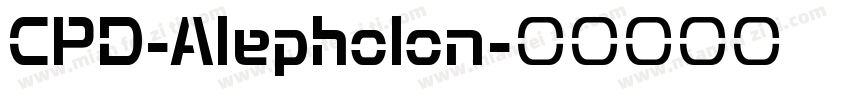 CPD-Alepholon字体转换