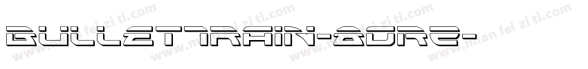 BulletTrain-8ORz字体转换
