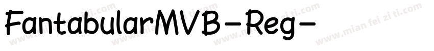 FantabularMVB-Reg字体转换