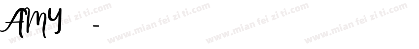 AMY字体字体转换