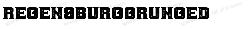 RegensburgGrunged字体转换