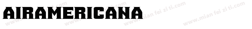 AIRAMERICANA字体转换