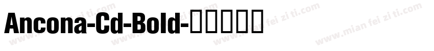 Ancona-Cd-Bold字体转换