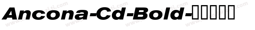 Ancona-Cd-Bold字体转换