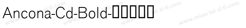 Ancona-Cd-Bold字体转换