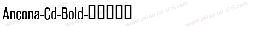 Ancona-Cd-Bold字体转换