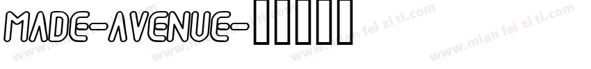 made-avenue字体转换