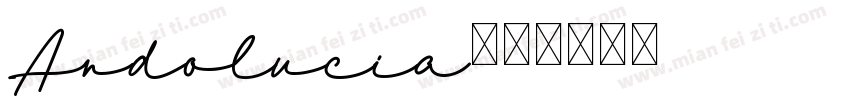 Andolucia字体转换