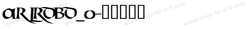 ARLRDBD_0字体转换