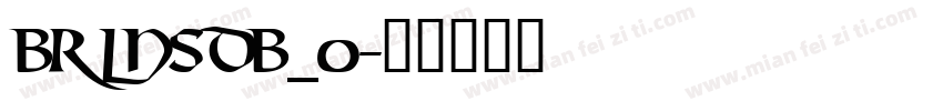 BRLNSDB_0字体转换