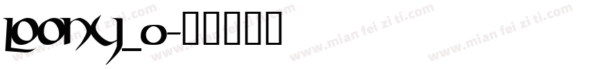 LOONY_0字体转换