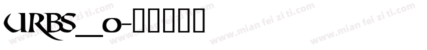URBS__0字体转换