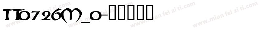 tt0726m_0字体转换