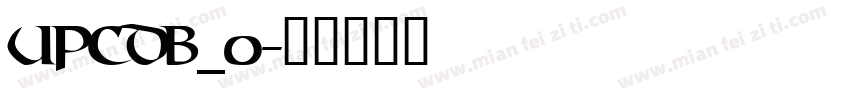 upcdb_0字体转换