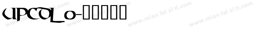 upcdl_0字体转换
