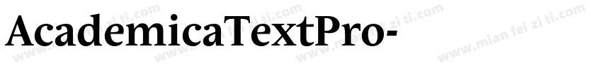 AcademicaTextPro字体转换