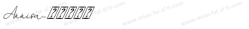 Annisa字体转换