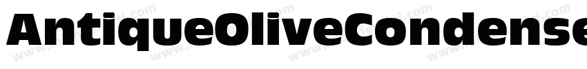 AntiqueOliveCondensedBQ-Regular字体转换