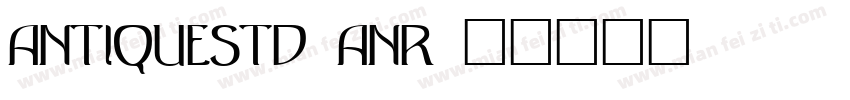 AntiqueStd-ANR字体转换