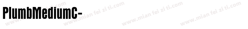 PlumbMediumC字体转换
