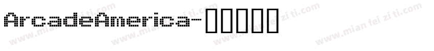 ArcadeAmerica字体转换